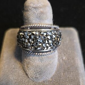 Brighton Retired Marcasite Ring Size 7.5